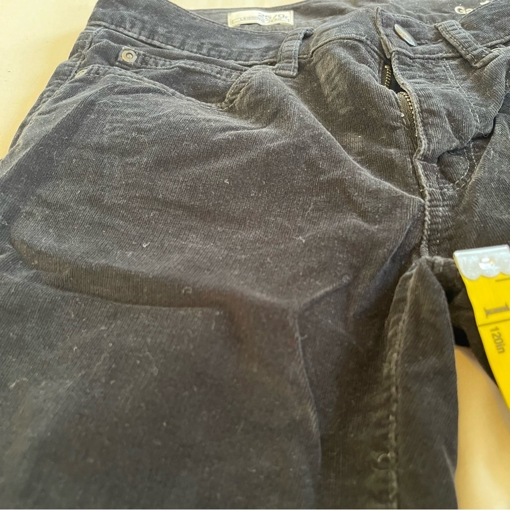 GAP 1960 Corduroy Women’s Black Skinny Pants Size 0 - Picture 2 of 5